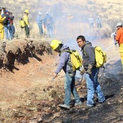 Capacitan a Combatientes de Incendios Forestales.