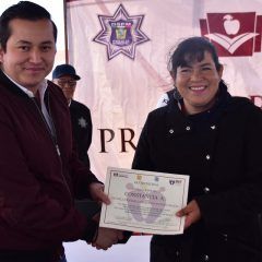 Certifica Municipio a escuela hermanos Flores Magón contra contingencias