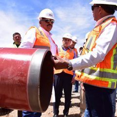 Arrancan trabajos para instalar gas natural en Cuauhtémoc