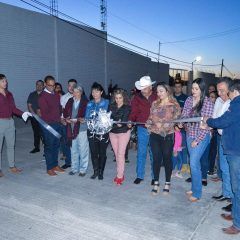 Entregan municipio y SEDATU pavimentación y alumbrado en Cuauhtémoc