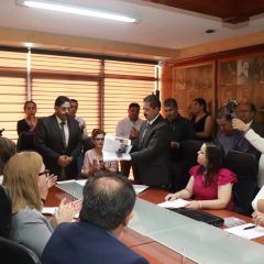 ENTREGA ALCALDE PRIMER INFORME DE GOBIERNO ANTE EL H. AYUNTAMIENTO