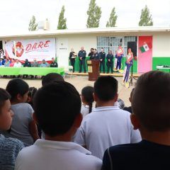 Inicia Programa D.A.R.E. de la Policía Municipal en Escuelas de la zona oriente de la ciudad