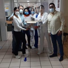 Conalep y Gobierno Municipal de cuauhtémoc crean caretas protectoras para médicos y enfermeras