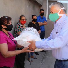Otorga alcalde de Cuauhtémoc apoyo alimentario a habitantes de las colonias CTM y ciudadela