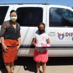 Repartió DIF municipal de Cuauhtémoc juguetes y dulces a pequeños