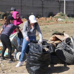 LIMPIAN LOTES BALDÍOS EMPRESA Y GOBIERNO MUNICIPAL DE CUAUHTÉMOC