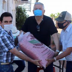 INICIA ALCALDE ROMEO MORALES ENTREGA DE 10 TONELADAS DE SEMILLA DE FRIJOL CERTIFICADA