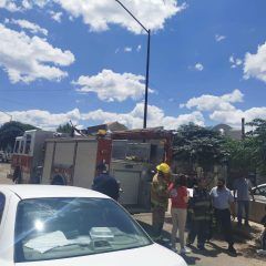 Flamazo al interior de una vivienda de las calles Valle Hermoso y Valle de Sula.