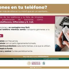 EXHORTA IMSS A EXTREMAR LIMPIEZA DE TELÉFONOS CELULARES