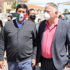 Acompaña alcalde Romeo Morales al gobernador del estado al arranque de la obra del Centro de Justicia para las Mujeres de Cuauhtémoc