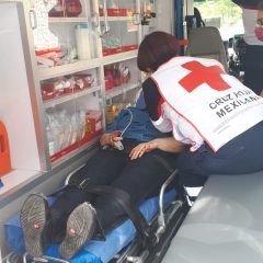 Atención a persona lesionada por caída