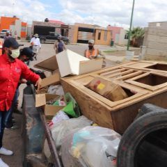 Gobierno municipal de Cuauhtémoc avanza limpieza y embellecimiento en la ciudadela