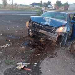 Accidente de tránsito sin lesionados en el seccional de Anáhuac