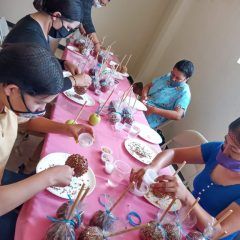 DIF municipal Cuauhtémoc y SSPE realizan tercer curso de capacitación en elaboración de manzanas cubiertas