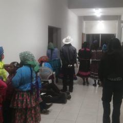 Proporciona asistencia gobierno municipal de Cuauhtémoc a marcha indígena