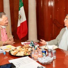 Sostiene alcalde Romeo Morales reunión de trabajo con secretario de desarrollo municipal