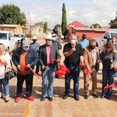 Inaugura gobierno municipal pavimentación de dos importantes calles en colonias campesina y tierra y libertad