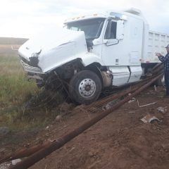 Accidente de transito sin lesionados en el seccional de Álvaro Obregón