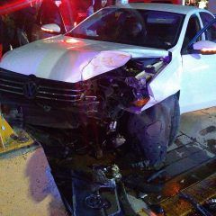 Accidente de tránsito con lesionados en las calles Belisario Chávez y Guatemala