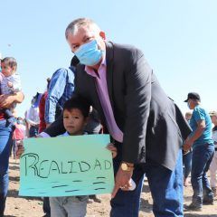 Inaugura gobierno municipal de Cuauhtémoc ampliación de red de agua potable en ejido Napavechi