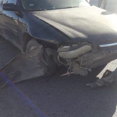 Accidente de tránsito sin lesionados en el seccional de Álvaro Obregón