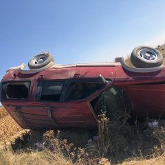 Accidente de Tránsito con lesionados en campos menonitas