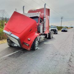 Accidente de tránsito sin lesionados.