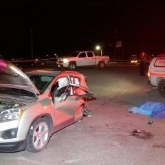 Persona sin vida en accidente de tránsito.