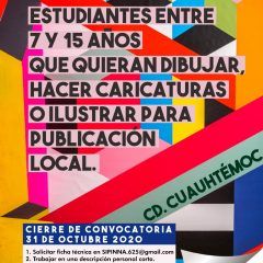 Convoca SPINNA Cuauhtémoc a niños y adolescentes a participar en manual ilustrativo