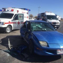 Accidente de tránsito con lesionados en el kilómetro 52 más 500 de la carretera que conduce hacia el municipio de Bachíniva