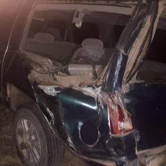 Accidente de tránsito en la carretera que conduce del campo 101