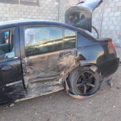 Accidente de tránsito en colonia Emiliano Zapata
