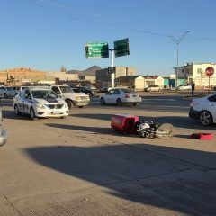 Accidente de tránsito con lesionados en la colonia PRI