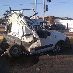 Accidente de tránsito una persona sin vida y dos lesionadas en las calles Tecnológico y Presa la Amistad