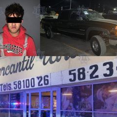Detiene policía municipal a una persona por robo y daños a negocio y abuso de confianza