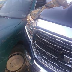 Accidente en el cruce de la calzada 16 de septiembre y calle Mariano Jiménez