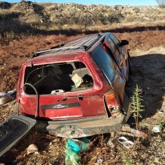 Accidente en el kilómetro 28 del corredor comercial
