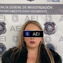 Detiene AEI ZO a mujer  que conducía pick up robada