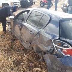 Accidente en carretera a Bachíniva