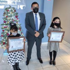 Premian a niñas cuauhtemenses ganadoras del XXVII Concurso Nacional de Dibujo y Pintura Infantil y Juvenil 2020