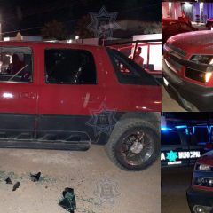 Detiene policía municipal a una persona por daños a vehículo