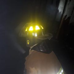 Incendio en una vivienda de los campos menonita