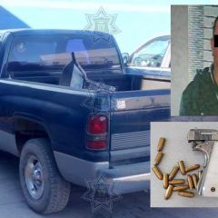Detiene policía municipal a una persona por portación ilegal de arma de fuego