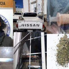 Detiene policía municipal a una persona por daños, allanamiento y actos inmorales