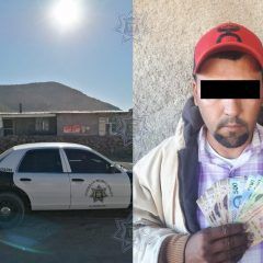 Detiene policía municipal a una persona por robo a negocio
