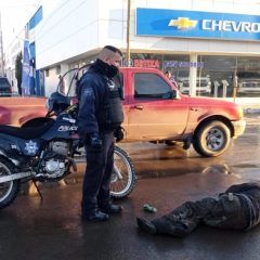 Atropellan a joven en el centro.