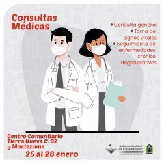 Gobierno municipal de Cuauhtémoc lleva atención médica a colonia tierra nueva