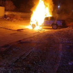 Incendio de vehículo en Anáhuac sin lesionados