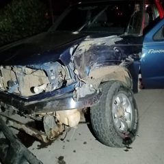 Accidente de tránsito en las calles 2ª y Allende de la zona centro de “Rubio”