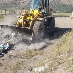 Servicios públicos atiende constantemente tiraderos de basura